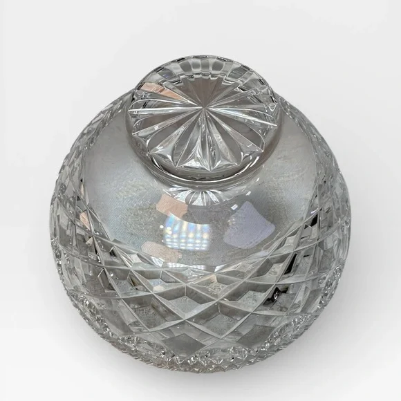 Waterford Killeen 6” Vintage Crystal Glass Footed Pedestal Centerpiece Bowl